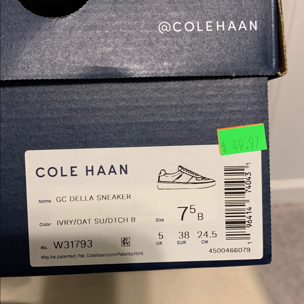 Cole Haan Women’s Beige and Navy Sneakers - Picture 11 of 11